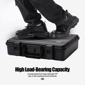 Free sample GLARY Large Capacity <b>Rolling</b> Gun Case <b>Box</b> Outdoor Tactical Protective Hard Gun Case with Wheels for Tools Hard Shell - Product Image 5