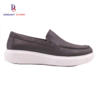 Chaussures en cuir décontractées rétro pour hommes, personnalisées avec logo imprimé, confortables, légères, semelle extérieure en EVA, fabriquées à la main, style Dreamy Stark