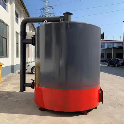 Горизонтальная печь для карбонизации, машина для производства древесного угля из биомассы