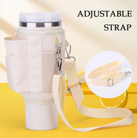 Sac isotherme réglable en polyester durable pour bouteille de 40 oz avec logo personnalisé – Offre spéciale