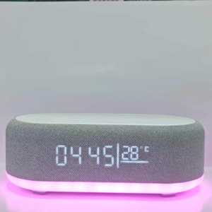 <span class=keywords><strong>Lampe</strong></span> de table multifonctionnelle JEDI 4in1 chargeur <span class=keywords><strong>sans</strong></span> <span class=keywords><strong>fil</strong></span> réveil haut-parleur de charge <span class=keywords><strong>sans</strong></span> <span class=keywords><strong>fil</strong></span> <span class=keywords><strong>LED</strong></span> avec lumière RVB - Product Image 5