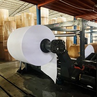 Papier d'impression par sublimation en rouleau jumbo de grande taille, 30 g/m² à 100 g/m², pour tissus en polyester et vêtements, fourni par l'usine