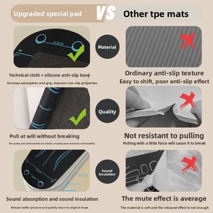 Tapis d'équilibre extra-large, épais, silencieux, antidérapant et absorbant les chocs, écologique, pour le <span class=keywords><strong>yoga</strong></span> à domicile (vente en gros) - Product Image 3