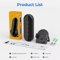 Produits de télécommande modernes haut de gamme tuya 4 Gang Touch Pattern Home sans fil Zigbee Smart scene Switch Devices