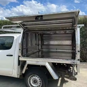 Customized Portable Iron Ute Tray Canopy Waterproof Outdoor Aluminum Alloy Truck <b>Tool</b> <b>Box</b> <b>for</b> <b>Tool</b> Storage Protection - Product Image 3