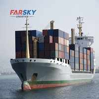 Farsky Logistics DDP Transport maritime de fret de la Chine vers l'Inde, les États-Unis, le Canada, l'Australie et l'Arabie Saoudite via LCL+Express