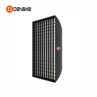 DENGWEI Studio photo portable pliable rectangulaire en alliage d'aluminium 30*120cm, accessoire de photographie flash, monture à baïonnette Baorong