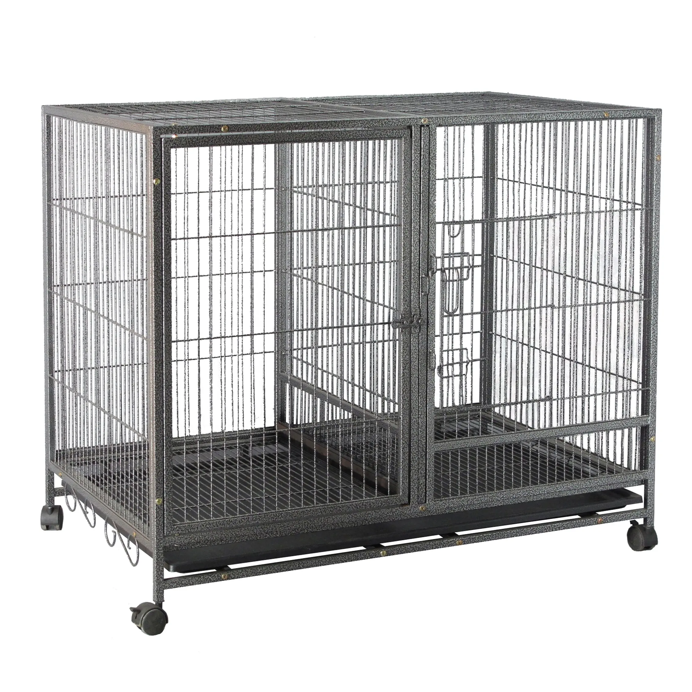 Wholesale Pet Cage Stainless Steel Kennels For Dogs Outdoor Used Large Iron Wire Dog Cage