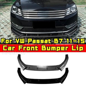 สำหรับรถยนต์ Volkswagen Passat B7 รุ่นมาตรฐาน ปี 2011-2015 ชุดแต่งกันชนหน้า สปลิตเตอร์ดิฟฟิวเซอร์ ชุดแต่งตัวถังรถยนต์ ฝาครอบป้องกันกันชน - Product Image 1