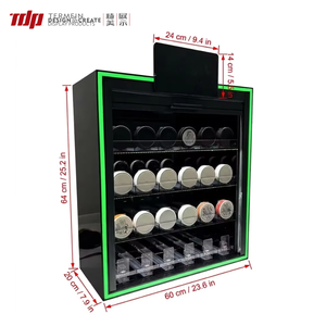 TERMEIN Espositore in Acrilico con LED RGB per <span class=keywords><strong>Tapparelle</strong></span> Avvolgibili, Soluzioni per Esposizione di Bustine di Nicotina e Tabacco da Masticare per Tabaccherie - Product Image 1