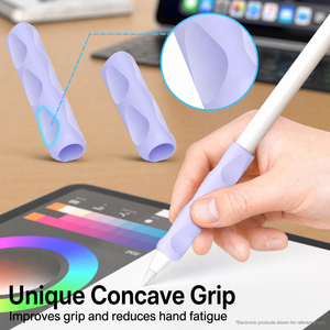 ปลอกซิลิโคนกันลื่นสำหรับปากกา <span class=keywords><strong>Apple</strong></span> <span class=keywords><strong>Pencil</strong></span> 1 <span class=keywords><strong>2</strong></span> Pro USB-C และสำหรับ Huawei M-<span class=keywords><strong>Pencil</strong></span> 1 <span class=keywords><strong>2</strong></span> 3  ออกแบบตามหลักสรีรศาสตร์ - Product Image 2