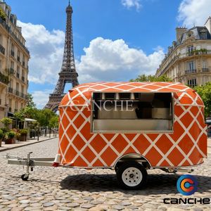 Venta caliente al aire libre Street Van Totalmente equipada Comida rápida Snack Remolque de comida móvil con estándar de Australia - Product Image 6