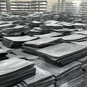 Granulés de caoutchouc recyclés SBR butyle noir personnalisés très populaires composés moulés EPDM solides approvisionnement en vrac carré de haute résistance - Product Image 2