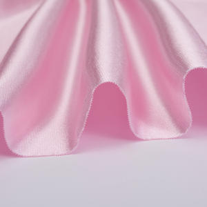 Atacado 93% Poliéster 7% Spandex <span class=keywords><strong>Satin</strong></span> Tecido Stretch Roll Têxtil Brilhante para o Forro de Casamento Vestido de Festa das Meninas para Vestuário - Product Image 4