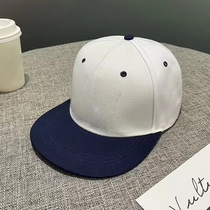 OEM ODM Fashion Trend <b>Flat</b> Bill Cotton Hip Hop Cap Custom Logo Adjustable Summer 6 Panel Snapback <b>Hat</b> - Product Image 5