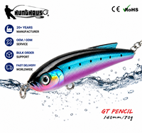 Pabrik Hunthouse memancing air asin langsung 140mm 70g permainan besar umpan keras Casting panjang tongkat tenggelam untuk GT memancing
