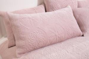 Juego de cama de terciopelo de cristal <span class=keywords><strong>para</strong></span> niñas y mujeres, colcha de retazos, 1 edredón, 2 almohadas, regalo - Product Image 3