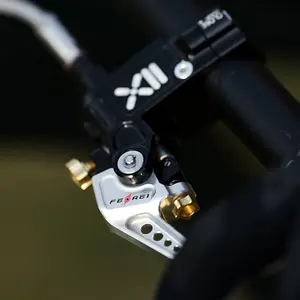 Ensemble de freins à disque hydrauliques FEREI XII à 4 pistons, 180-220 mm, DH/<span class=keywords><strong>Enduro</strong></span>, VTT, descente, vélos de montagne, alliage d'aluminium, acier inoxydable - Product Image 2