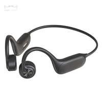 Écouteurs intra-auriculaires avec carte mémoire SD 32G, écouteurs étanches à Conduction osseuse Bluetooth pour la natation