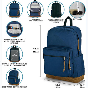 Marca de cáñamo puro hecho a mano bohemio Laptop Tab Case mochila de cáñamo mochila para niños y adolescentes HBBH 0041 - Product Image 6