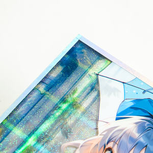 Vente en gros de figurines d'anime en acrylique personnalisées, carte papier A5, waifu, impression holographique UV, art d'animation, planche d'art shikishi, affiche, décoration intérieure - Product Image 5