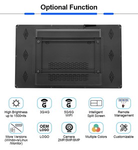צג LCD אינטראקטיבי אנדרואיד Wifi OEM  ברזולוציית 2K 4K לתלייה על קיר בגדלים 27 <span class=keywords><strong>32</strong></span> 43 55 65 אינץ' עם מסך מגע - Product Image 3
