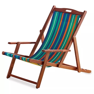 Individuell Bedruckter Weiß-Schwarzer Bunter Strandliegestuhl Outdoor-Möbel für Kambodscha Tennent's Lager Riegele - Product Image 6