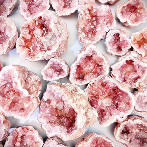 Geode de cristal curativo Natural, mineral de geoda Rosa argentina, venta al por mayor - Product Image 2