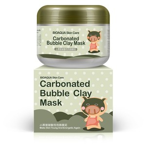 Mascarilla Facial de Lodo Limpiadora Profunda BIOAQUA, Éxito de Ventas, Mascarilla Facial en Polvo Carbonatada Hidratante con Burbujas - Product Image 3