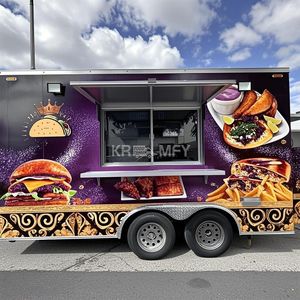 Remolque de Comida Móvil Japonés Estándar 110V OEM 2025, Gran Venta, con Equipamiento de Cocina Completo - Product Image 3