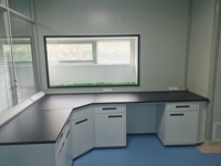 Table de travail en métal personnalisable de la marque Yunwei, mobilier de laboratoire, conception gratuite fournie