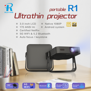 Mini proyector inteligente con Android 13 Auto Focus 1080P y decodificación 4K Diseño sellado portátil para la máxima proyección de video - Product Image 5