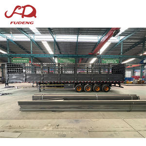 Remolque de Carga con 4 Ejes y Barandas, Capacidad de 80 Toneladas, Rendimiento Estable, Larga Vida Útil, Transporte de Carga a Granel por Carretera - Product Image 2