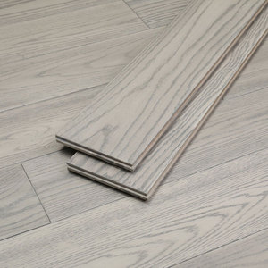 Trung Quốc bấm vào thiết kế gỗ sồi trắng sàn/3-ply 1-Strip rắn gỗ cứng sàn để bán - Product Image 3