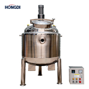 Cuve de réaction industrielle en acier inoxydable, réacteur chimique à double enveloppe avec mélangeur à couple élevé pour résines, peintures et adhésifs - Product Image 1