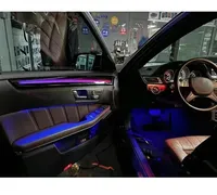 Kit de Iluminación Ambiental Dinámica Autowellus para Mercedes W212 Clase E 2010-2015, Lámpara de Atmósfera con Molde Original 1:1 para Rejillas de Ventilación Tipo Turbina