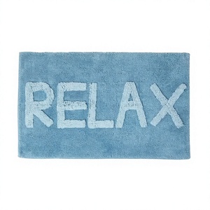 Tapis de bain tuftés floraux de qualité supérieure, durables, en pur coton, pour usage au sol, écologiques, design relaxant, marque ITHL, prix de gros - Product Image 1