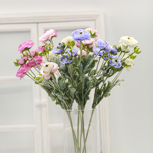 Commercio all'ingrosso vero e proprio tocco Ranunculus <span class=keywords><strong>fiori</strong></span> artificiali <span class=keywords><strong>per</strong></span> natale matrimonio decorazione della casa <span class=keywords><strong>sposa</strong></span> palmare evento di ringraziamento - Product Image 4