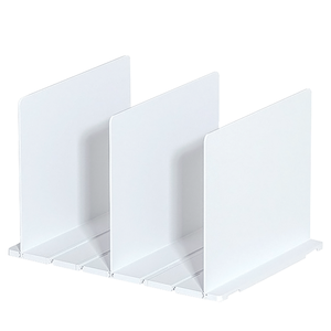 Lot de 3 diviseurs d'étagères de <span class=keywords><strong>bureau</strong></span> de supermarché en acrylique en plastique séparateurs de stockage de vêtements vente en gros - Product Image 1