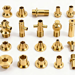 Mesin CNC kustom tahan suhu tinggi bagian baja tahan karat kuningan bros untuk toleransi presisi mesin - Product Image 3