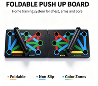 Tabla Compacta para Flexiones en Casa, 40x20x5cm, ABS TPR, Soporte Multifuncional para Entrenamiento de Pecho y Parte Superior del Cuerpo