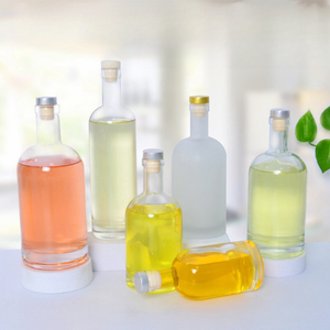 Bouteille de vin en verre écologique de 750ml avec bouchon en caoutchouc pour la <span class=keywords><strong>tequila</strong></span> au whisky et l'artisanat emballée dans un carton - Product Image 3