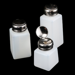 Flacon Distributeur d'Alcool Antistatique Vide avec Pompe à Pression, Rechargeable, pour Salon de Manucure et Outil d'Art des Ongles - Product Image 2