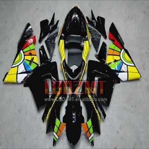 Corps OEM pour KAWASAKI <span class=keywords><strong>NINJA</strong></span> ZX <span class=keywords><strong>1000</strong></span> CC 10 R 10R ZX10R 04 05 noir rouge 50No.77 ZX1000 ZX-10R <span class=keywords><strong>2004</strong></span> 2005 Kit de carénages d'injection - Product Image 4