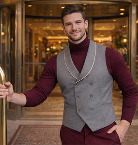 Trajes de Hombre Personalizados OEM ODM, Ropa Formal de Negocios para Caballero - Product Image 5