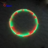 Cercle géant LED pour scène de cirque, boîte de nuit, mariage, festival en plein air, spectacle en direct, décoration, équipement