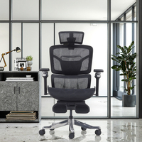 Chaise de bureau pivotante en maille moderne pour hôpital et école avec support lombaire réglable Confort Design ergonomique Garantie de 3 ans