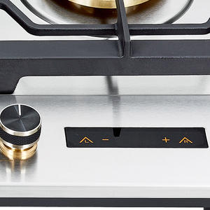 भारी शुल्क 36 इंच अंतर्निहित स्टेनलेस स्टील गैस स्टोव 4 बर्नर कुकचोक कास्ट आयरन ग्राट्स घरेलू उपयोग फ्लैमेआउट के लिए नियंत्रण - Product Image 5