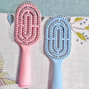Portable Hollow Bone Comb Large Plastic Massage Hair Comb For Travel And Daily Use - Product Image 2