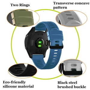 <span class=keywords><strong>Correa</strong></span> de Reloj de Silicona de 22 mm con Liberación Rápida para Reloj Inteligente <span class=keywords><strong>Garmin</strong></span> Forerunner 945/<span class=keywords><strong>935</strong></span> Fenix5 Fenix6 - Product Image 4
